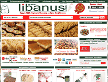 Tablet Screenshot of produits-libanais.com